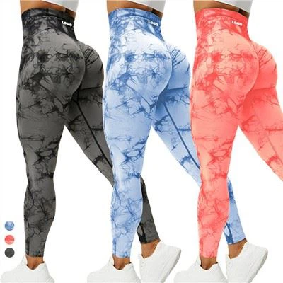 Leggings Tie Dye Scrunch Butt Lifting